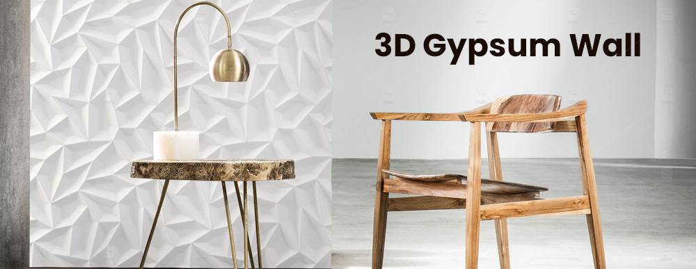 3D Gypsum Wall Panels