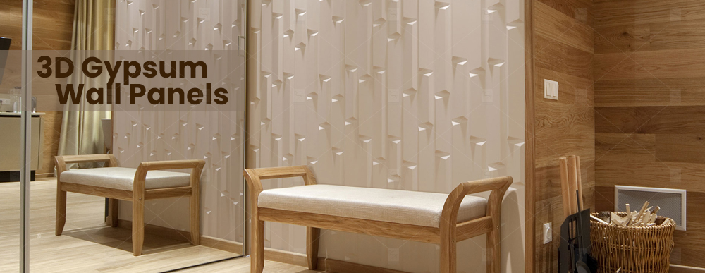 3D Gypsum Wall Panels