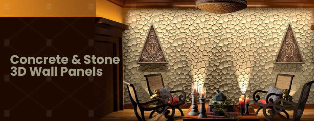 Concrete & Stone 3D Wall Panels