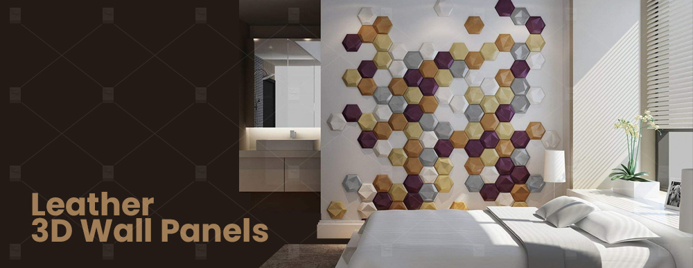 Leather 3D Wall Panels