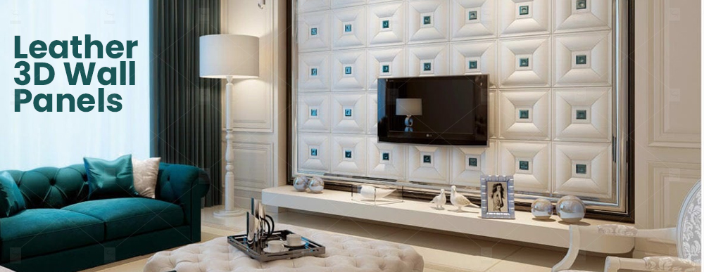 Leather 3D Wall Panels